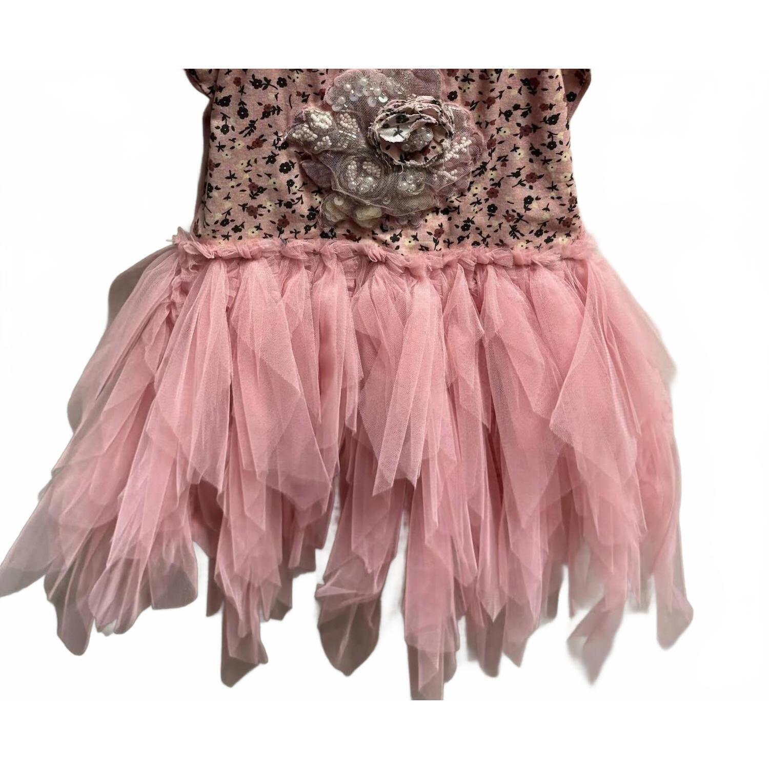 New Ooh! La, La! Couture Girl's Fleur Emma Dress In Rose/Multi
